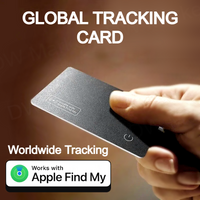 Ultra-thin Smart Track Card Wallet Tracker Phone Finder Works with Apple Find My