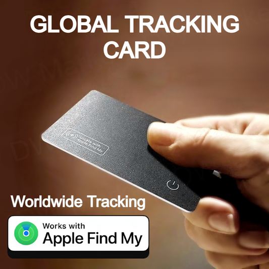 Ultra-thin Smart Track Card Wallet Tracker Phone Finder Works with Apple Find My