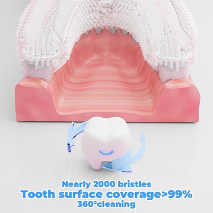 FORTIVUE 360° Smart Electric Toothbrush - Blue Light Whitening & Vibration